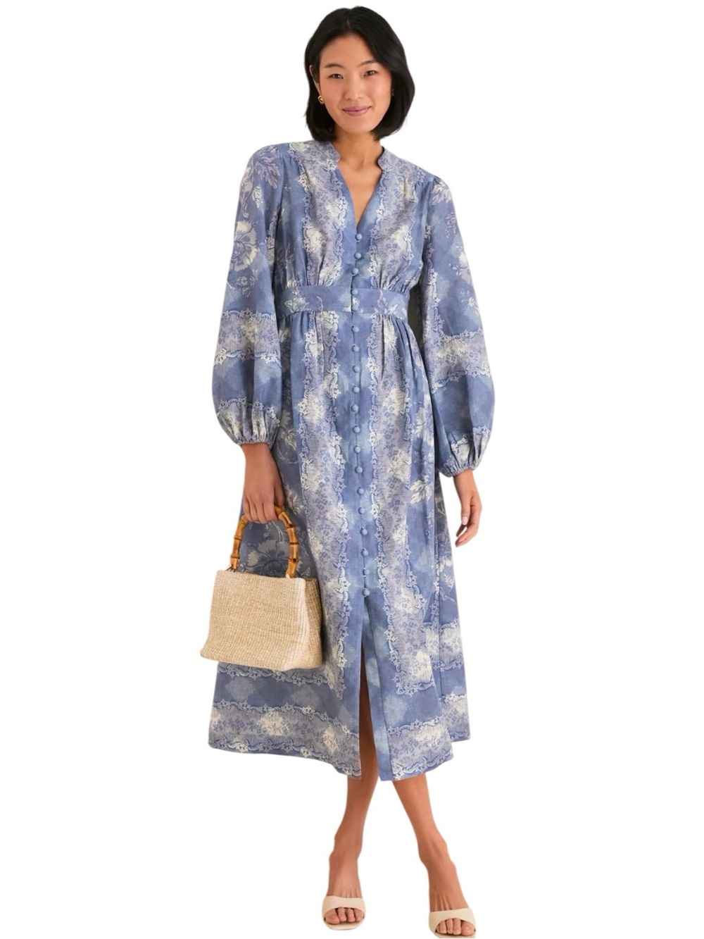 NEW Tuckernuck Serena dress. Provençal Blue. XS. NWT